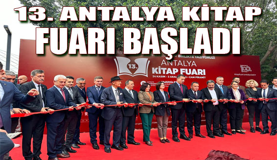 13. Antalya Kitap Fuarı başladı