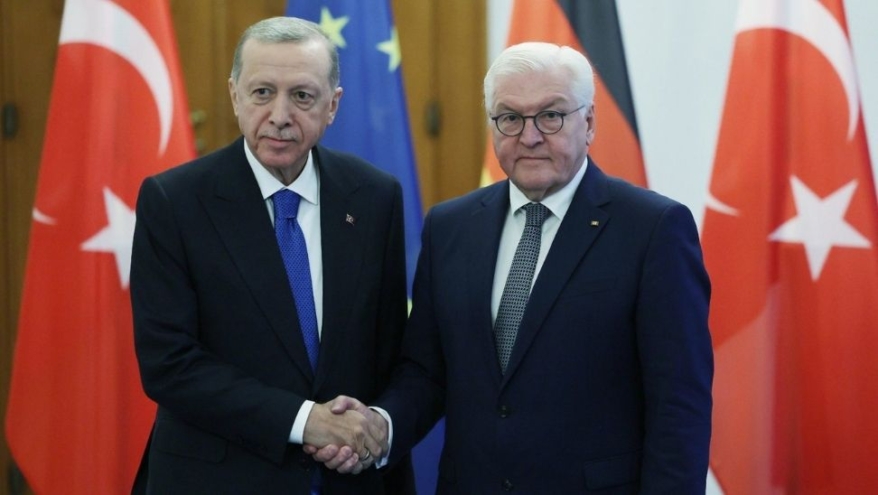 Cumhurbaşkanı Erdoğan, Almanya Cumhurbaşkanı Steinmeier ile görüştü