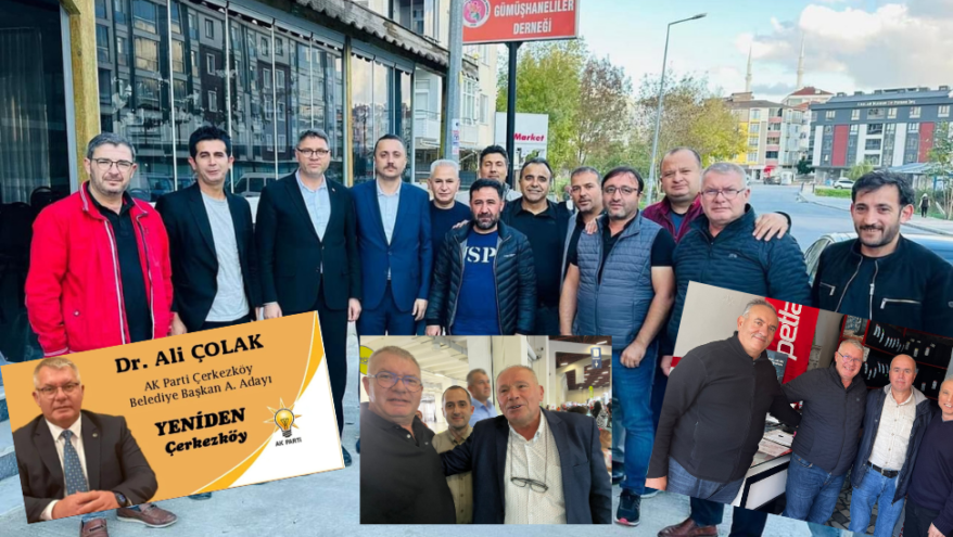 Dr. Ali Çolak AK Parti’den aday adayı; Yeniden Çerkezköy vurgusu