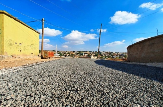 Eyyübiye Belediyesi’nden yol çalışması