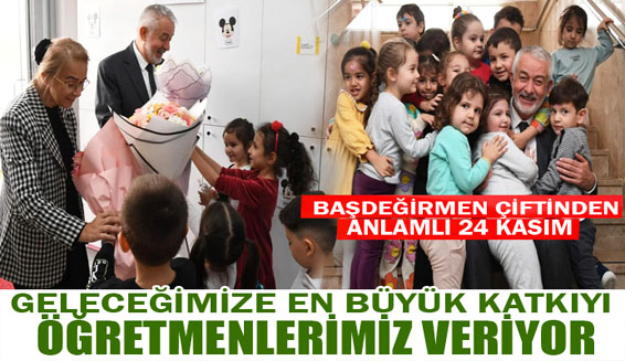 Geleceğimize en büyük katkıyı öğretmenlerimiz veriyor