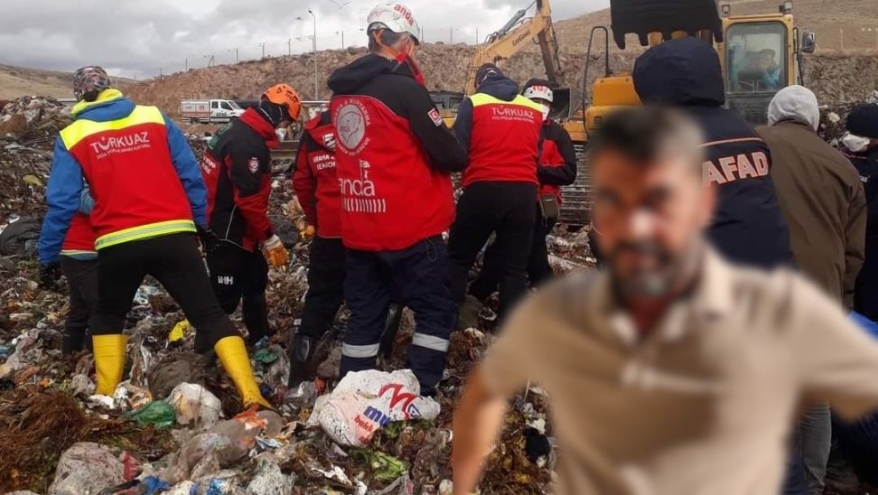 Kayseri’de trajik olay: Tonlarca çöpün altından cansız bedeni çıkarıldı