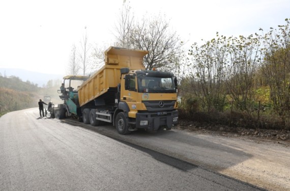 Ordu Büyükşehir’de asfalt çalışması