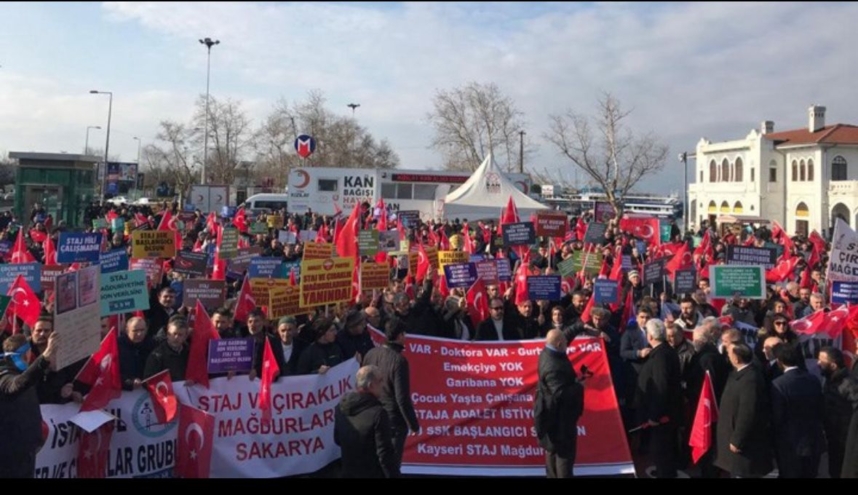 Staj ve çıraklık mağdurlarının ‘Büyük İstanbul Mitingi’ 10 Aralık’ta yapılacak