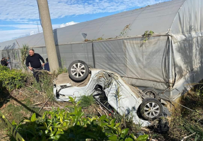 Antalya Serik ilçesinde  trafik kazası