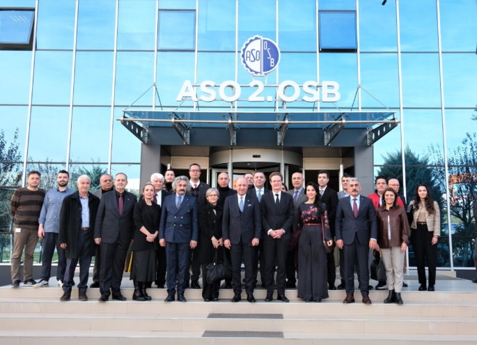 ASO heyeti, AB Türkiye Delegasyonu Başkanı Büyükelçi Nicolaus Meyer-Landrut’u konuk etti