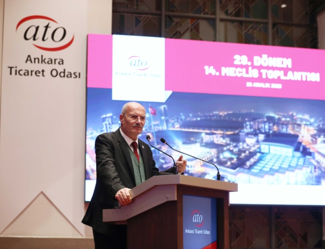 ATO Başkanı 2024 yılı öngörü ve beklentilerini paylaştı