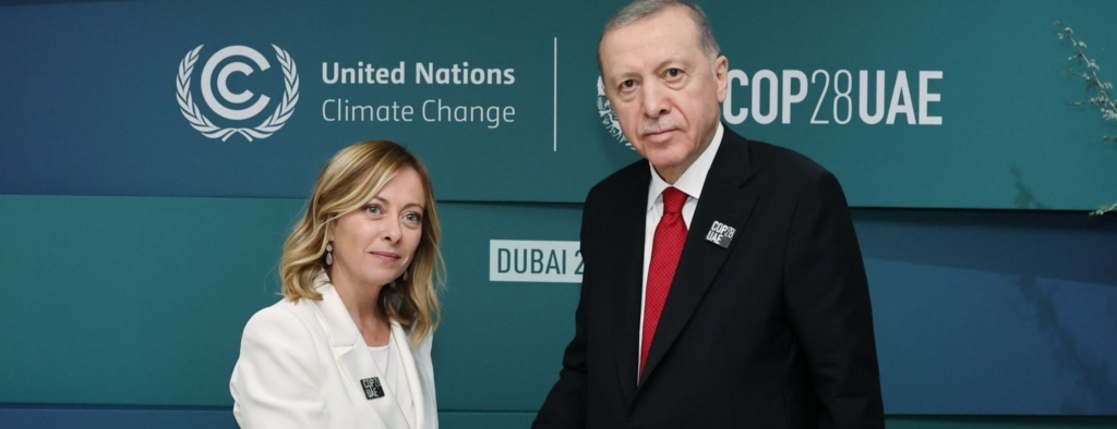 Cumhurbaşkanı Erdoğan, Dubai’de İtalya Başbakanı Giorgia Meloni’yi kabul etti