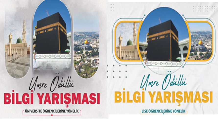 Diyanet İşleri Başkanlığı, UMRE ödüllü bilgi yarışması düzenledi