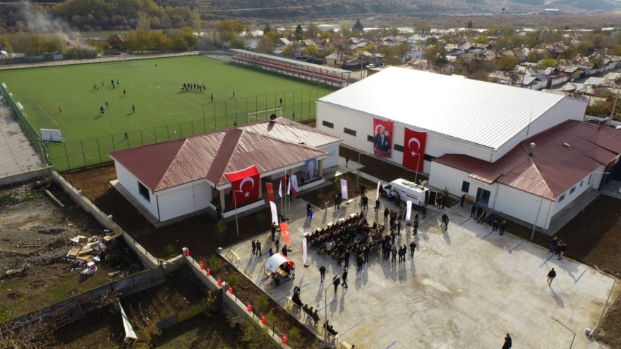 Elazığ’ın Palu ilçesi spor kompleksine kavuştu