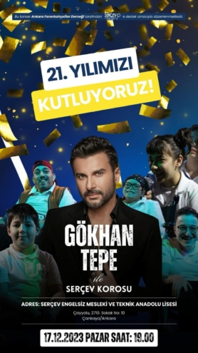 Gökhan Tepe, Serebral Palsili Çocuklarla Konser Verecek