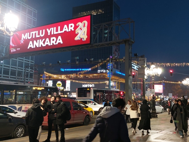 Kızılay’da yeni yıl yoğunluğu