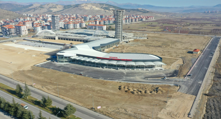 Yeni otogar alanının çevre düzenlemesi yapılıyor