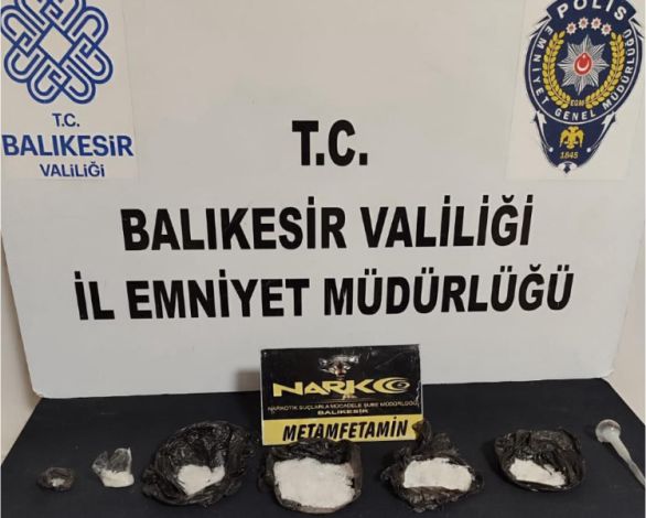 Balıkesir’de uyuşturucu operasyonu