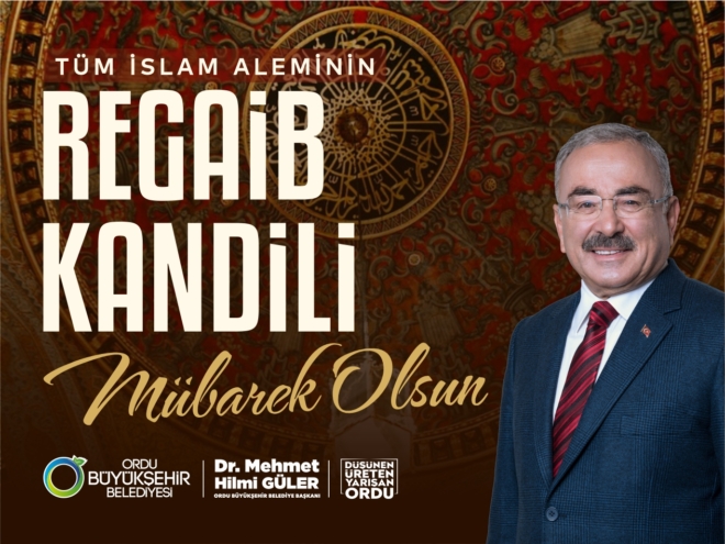 Başkan Güler’den Regaip Kandili mesajı