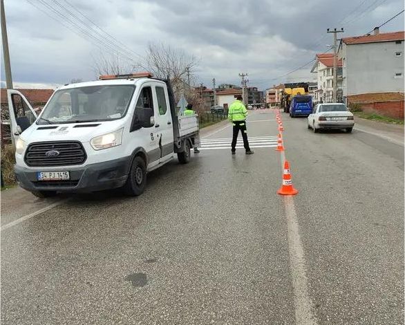 Bigadiç’te trafik güvenliği için önlemler alındı