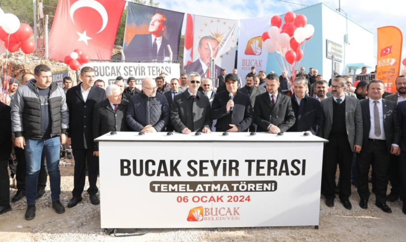 Bucak’ta seyir terası açılışı gerçekleşti