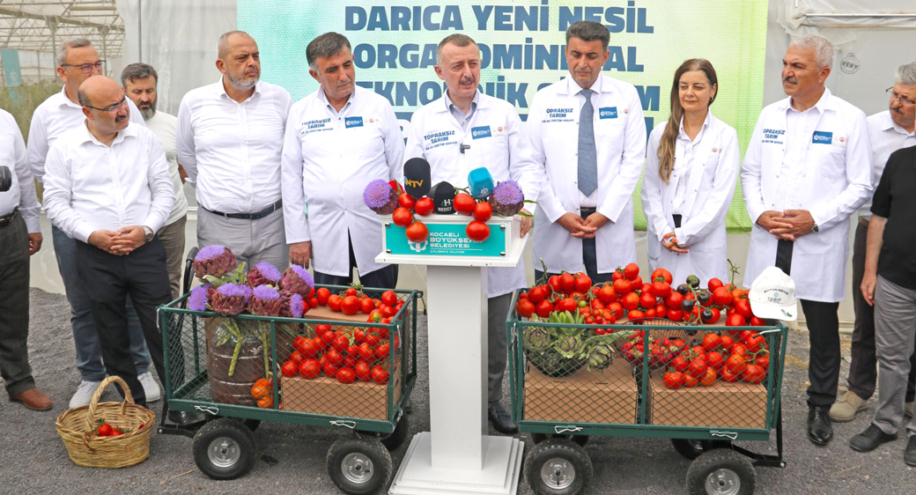 Darıca Kaymakamlığı’ndan Organomineral Topraksız Tarım Serası