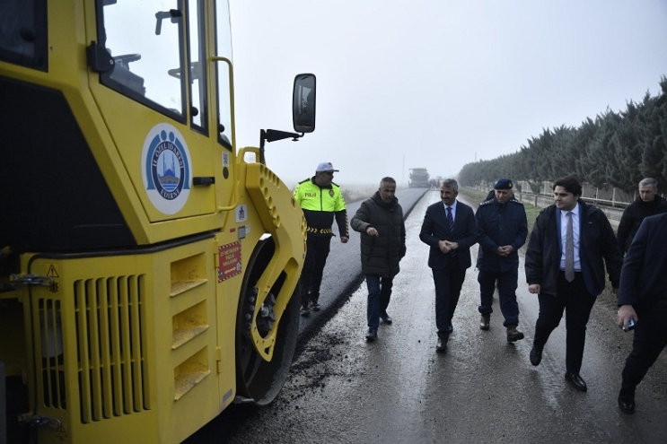 Edirne’nin köylerine 150 km yol yapılacak