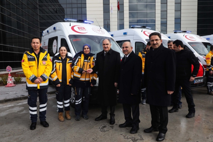 Konya’daki ambulans sayısı 133’e çıktı