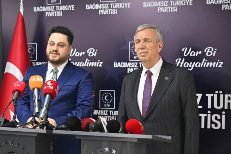 Mansur Yavaş’tan BTP lideri Hüseyin Baş’a ziyaret