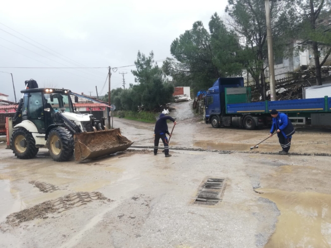 Muğla’da olumsuz hava koşulları için 39 noktaya ekip