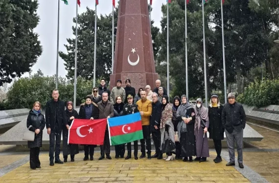 Şehit ailelerinden Azerbaycan’a ziyaret