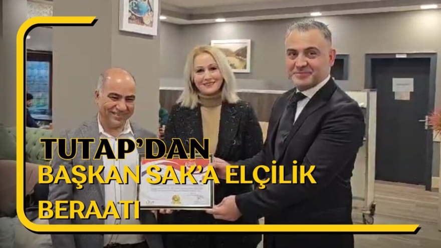 TUTAP’tan DR. Ali Sak’a Kültür ve Turizm Elçisi Beraatı