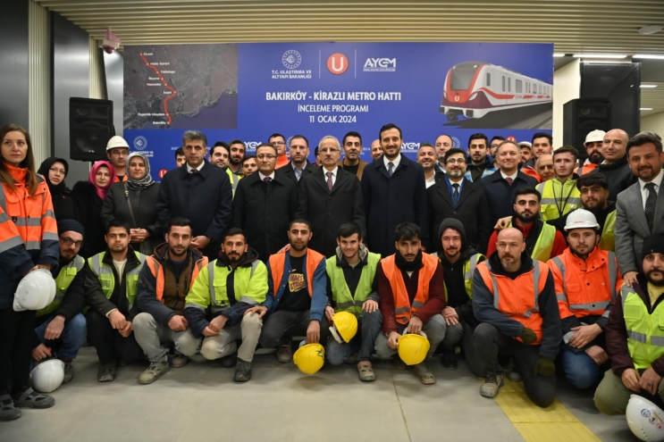 Uraloğlu: Bakırköy-Kirazlı metro hattı şubat sonunda hizmete açılacak