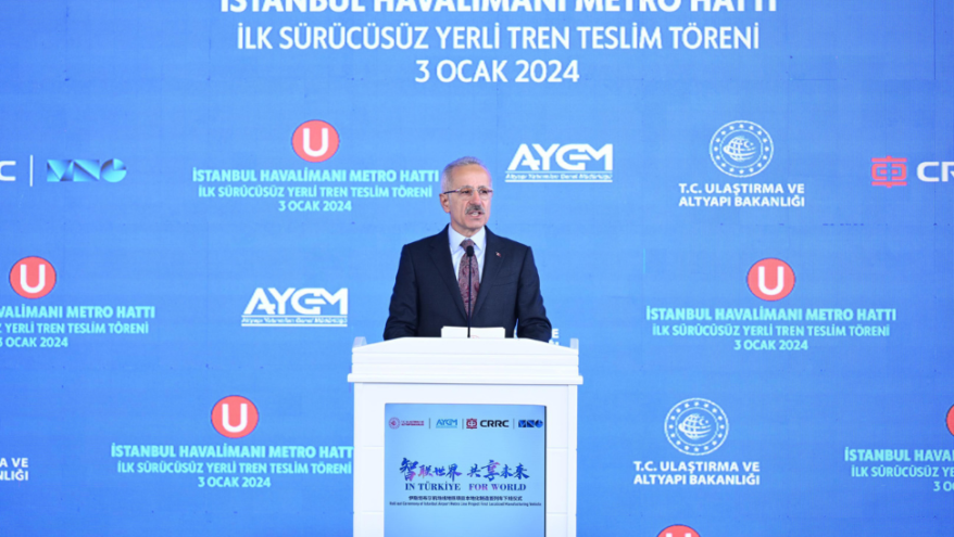 Uraloğlu: Raylı sistem üreticileri arasında en üst sınıfta yer alarak başlamanın gururunu yaşıyoruz