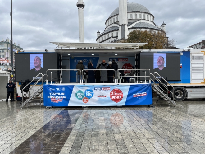 Yüzyılın Dönüşümü İstanbul kampanyası bilgilendirme tırlarına yoğun ilgi