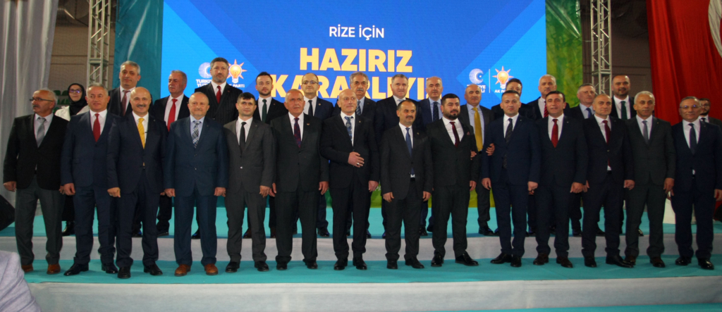 AK Parti Rize’de Yerel Seçim Adaylarını Tanıttı