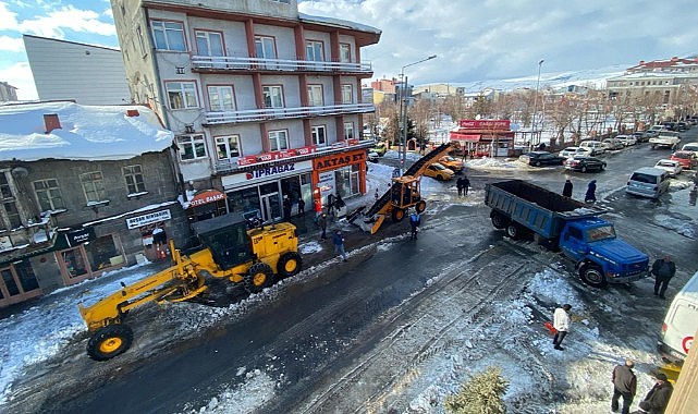 Ardahan’da 55 yılın kar rekoru kırıldı