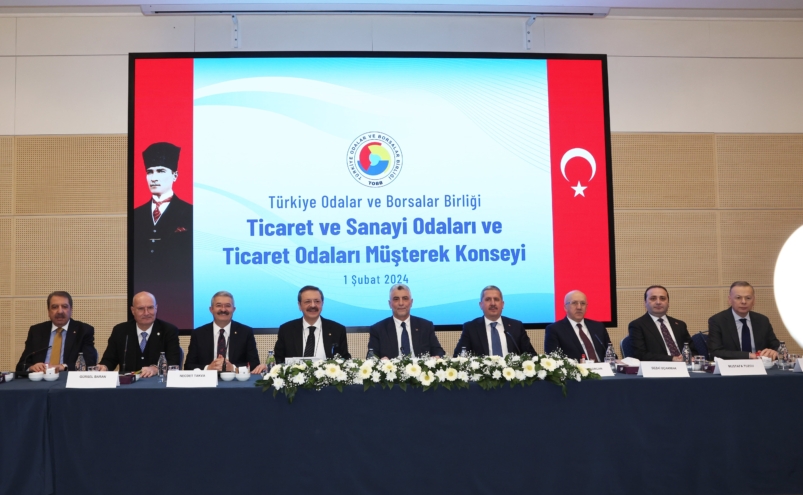 Başkan Baran, Bakan Bolat’ın katılımıyla “TOBB Ticaret ve Sanayi Odaları Müşterek konsey toplantısına katıldı