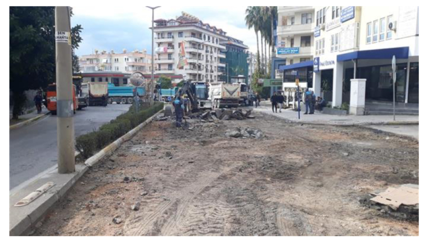 BAŞKENT KAVŞAĞI İLE YUNUS EMRE CADDESİ ARASI YENİLENİYOR