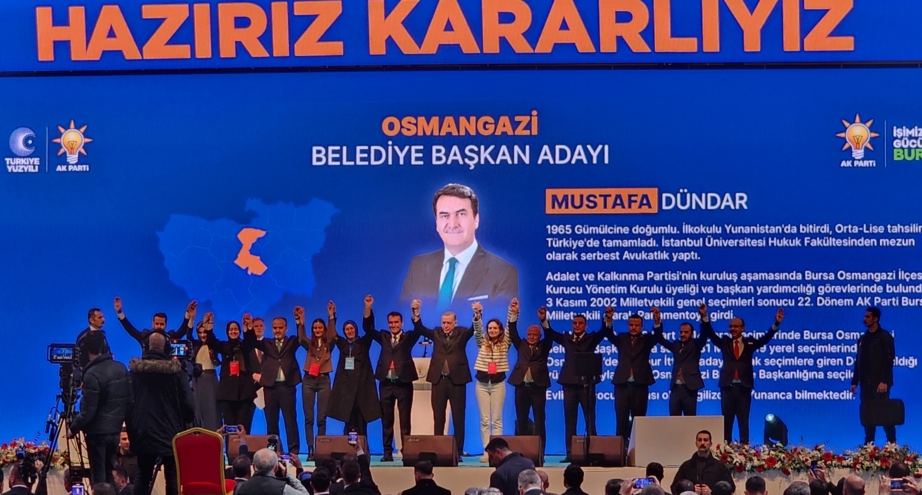 Cumhurbaşkani Erdoğan Bursa’da belediye başkan adaylarını tanıttı