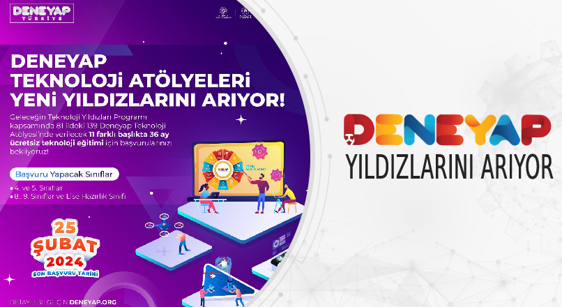 Deneyap Teknoloji Atölyeleri, Türkiye’nin yetenekli çocuklarını geleceğe hazırlıyor