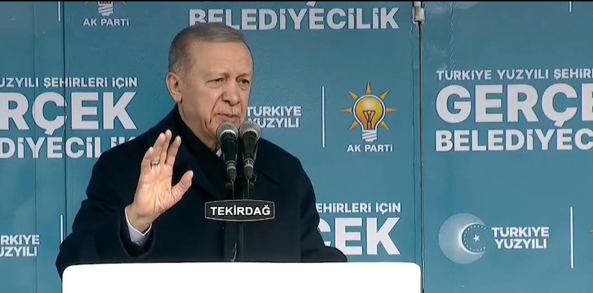 Erdoğan: Bizde CHP’li belediye başkanları gibi milleti tehdit etmek olmaz