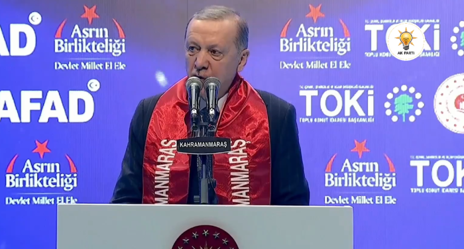 Erdoğan, Kahramanmaraş’ta ; 9 bin 289 konutun teslimatını yaptı