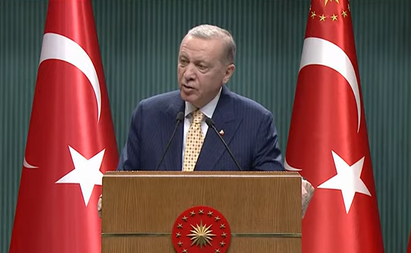 Erdoğan, “Teröristan kurulmasına izin veremeyiz”