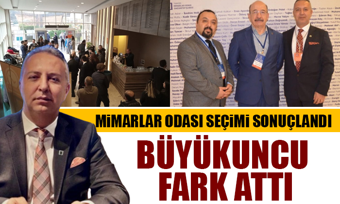 Gaziantep Mimarlar Odası seçimi sonuçlandı… Büyükuncu fark attı