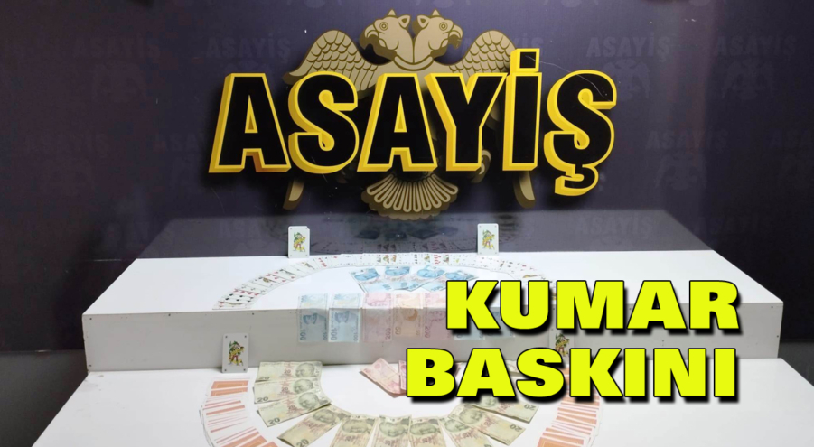 Hatay’da kumar baskını gerçekleştirildi