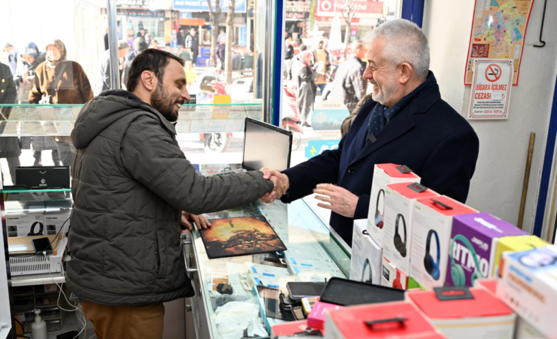 Isparta’da Başkan Şükrü Başdeğirmen esnafla buluştu