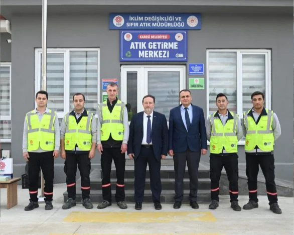 KARESİ’DE BİNLERCE TON ATIK EKONOMİYE KAZANDIRILDI