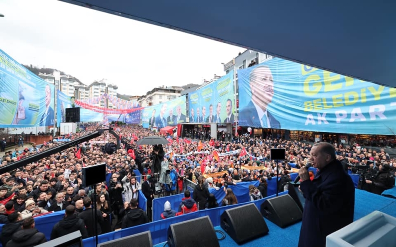 Recep Tayyip Erdoğan Giresun bizi hiç yalnız bırakmadı!