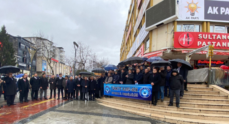 Türkiye Kamu Sen Isparta Temsilcisi: Memur ve emeklilerin sorunları geri plana atılmamalı