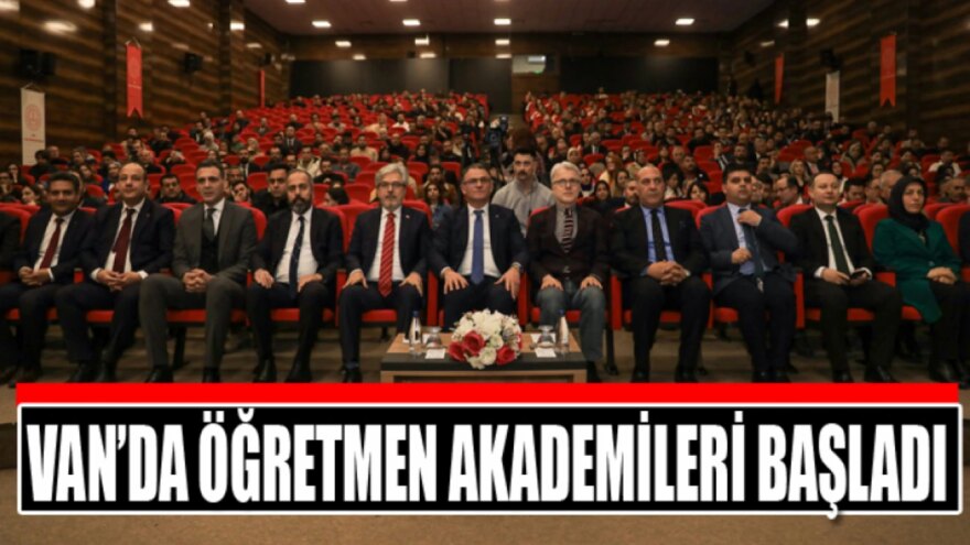 Van’da öğretmen akademileri başladı 