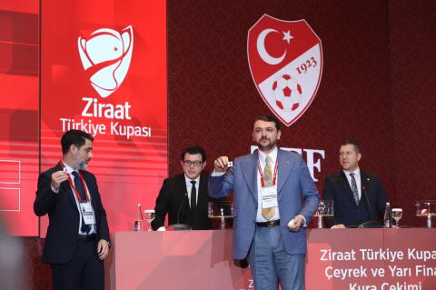 Ziraat Türkiye Kupası Çeyrek ve Yarı Final Kura Çekimi Yapıldı