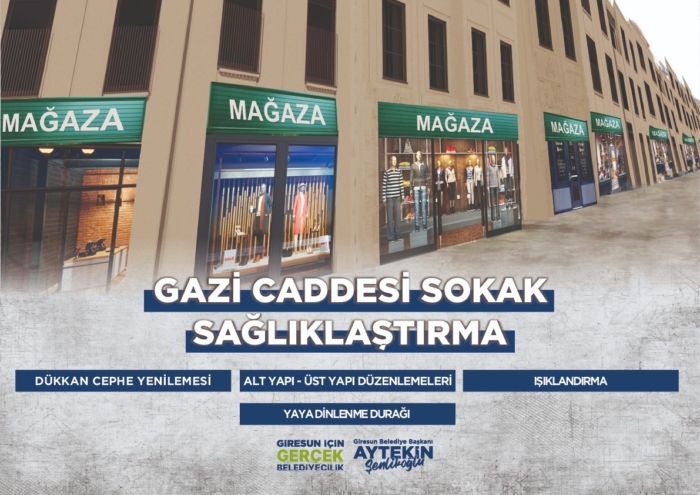 Aytekin Şenliklioğlu Gazi Caddesi esnafına müjde verdi