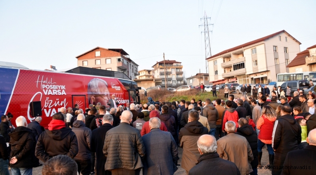 Başkan Posbıyık, Ören ve Ömerli’de coşkuyla karşılandı